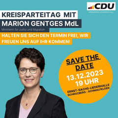 CDU Schwäbisch Hall Kreisparteitag 2023 mit Ministerin Marion Gentges